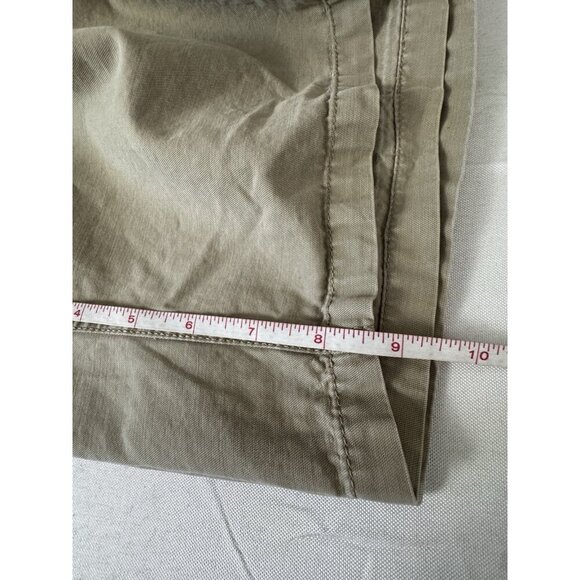 Gap Y2K Vintage Vibes Boyfriend Khaki Shorts Sz 12 Preppy Utility Coastal Beachy - Picture 12 of 15
